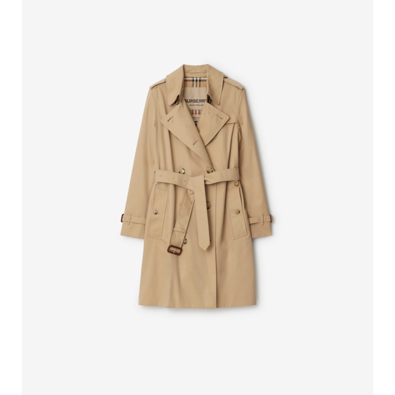 Cotton Gabardine Trench by Burberry