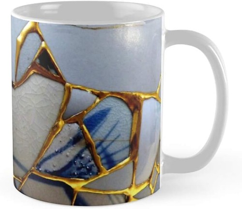 Kintsugi Style Ceramic Mug
